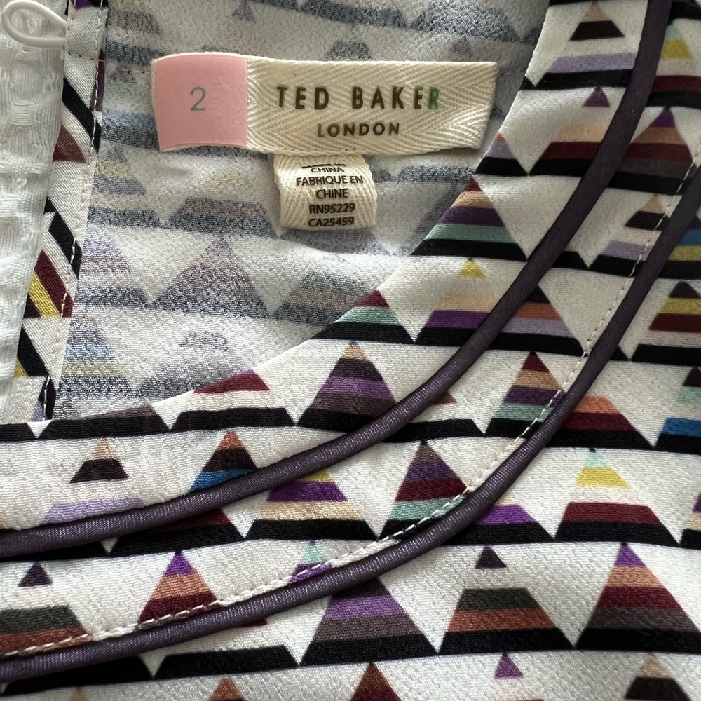 Ted Baker London Multicolor Geometric Dress - Picture 3 of 5